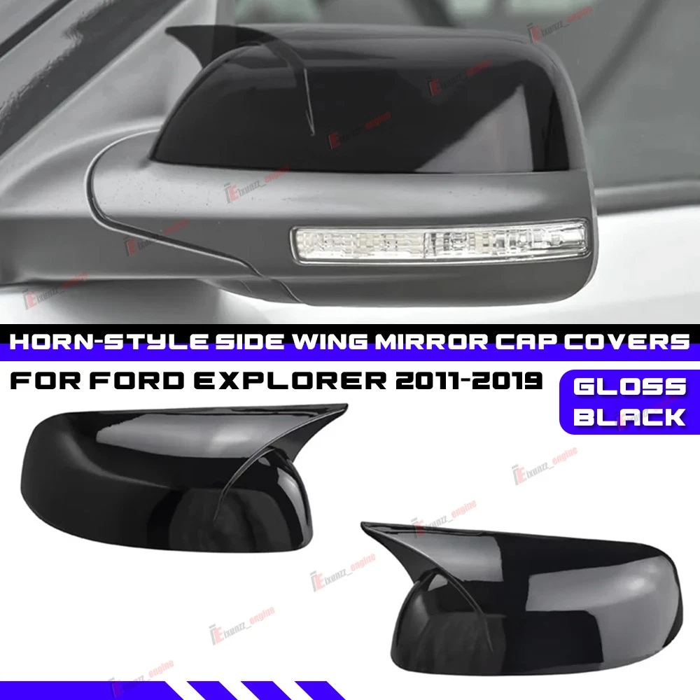 For Ford Explorer 2011-2019 Add-On Horn Style Side Mirror Cap Covers Gloss Black
Opens in a new wind