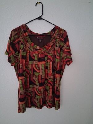 Women's Multicolored Blouse Size Extra Large Made By Dana Bushman