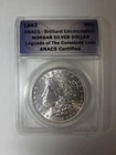 ANACS Authenticated BU 1882 Morgan Silver Dollar Legends of The Comstock Lode