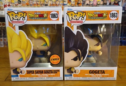 Funko Pop - Dragon Ball - Super Saiyan Gogeta Charting Kidan 1863 - Paquete Chase