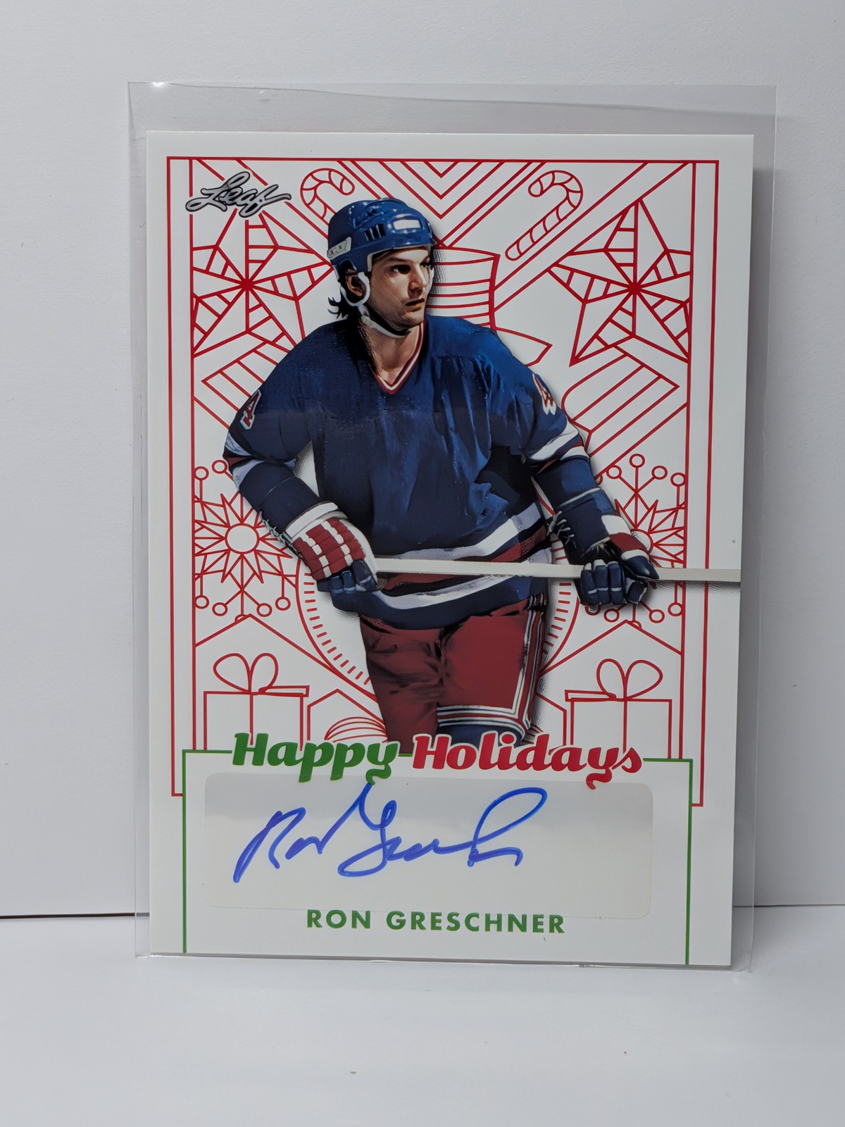 2023 Leaf Holiday Pack #BA-RG1 Ron Greschner