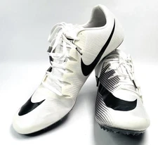 Nike Zoom Ja Fly 3 Men Track&Field Sprint Spikes White Black 865633-102 Size 11
