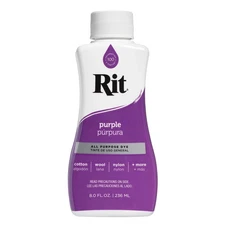 Rit Purpose Liquid Dye, 1-Pack, Purple, 8 Fl Oz