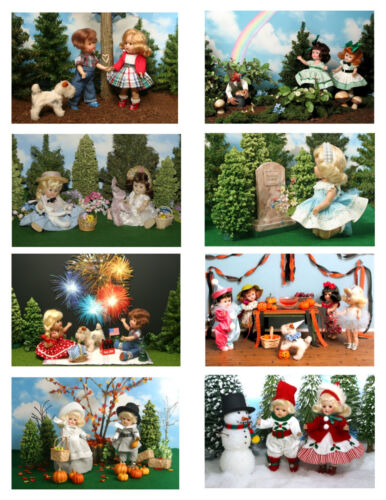 Vintage Ginny Doll 'Holidays' Greeting Cards - 第 1/1 張圖片