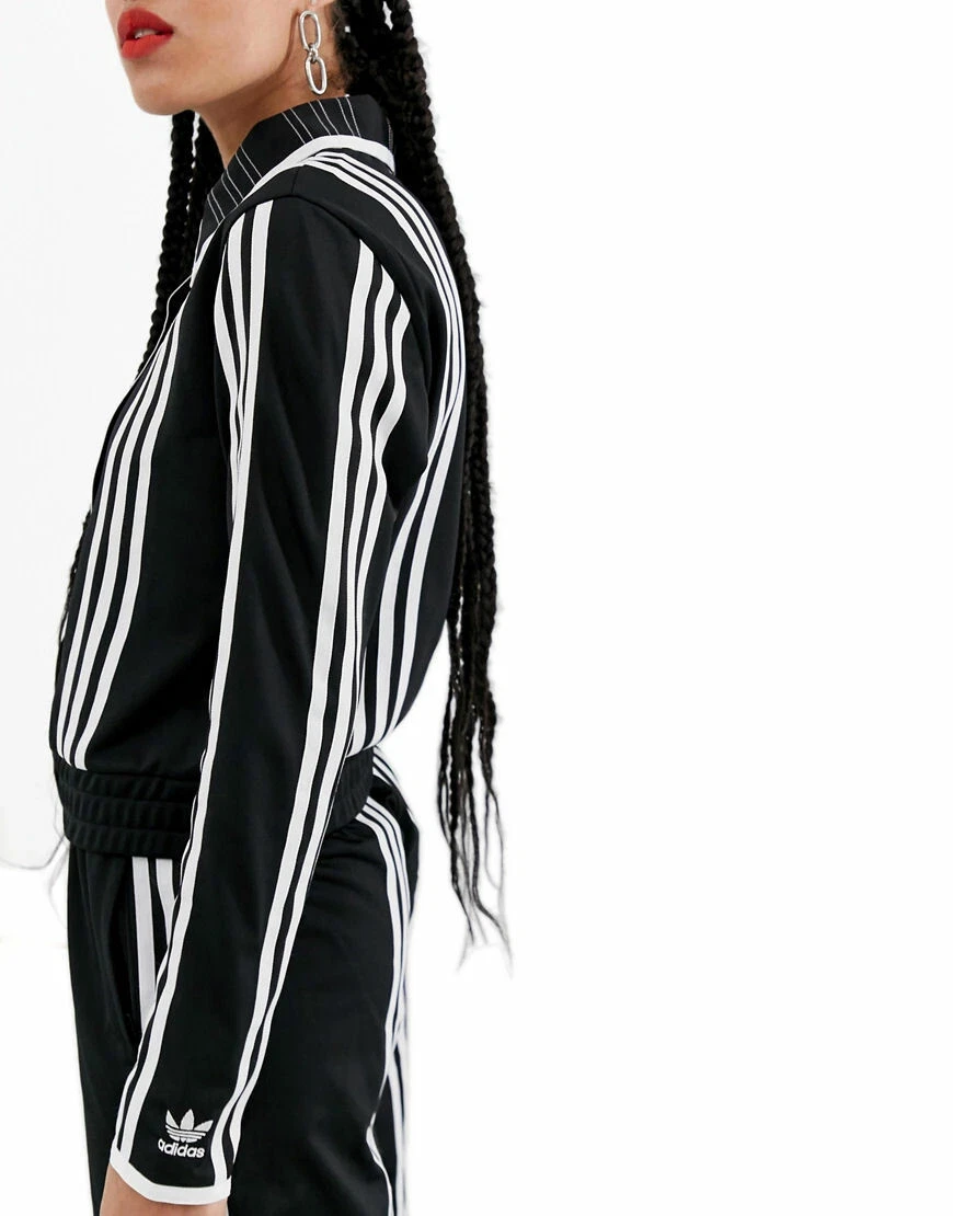 Adidas Originals Ji Ganó Choi Mujer 3-Stripes Chaqueta Chándal XS S Negro | eBay