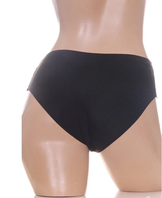 B16 BELLA Black Beige White Gray Sexy lace sides sissy bikini panties L XL - Image 4 of 4