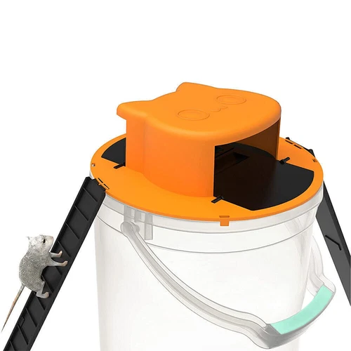 Flip Slide Mausefalle Bucket Deckel Automatische Mausefalle Eimer Kompatibel A - Imagen 1 de 24