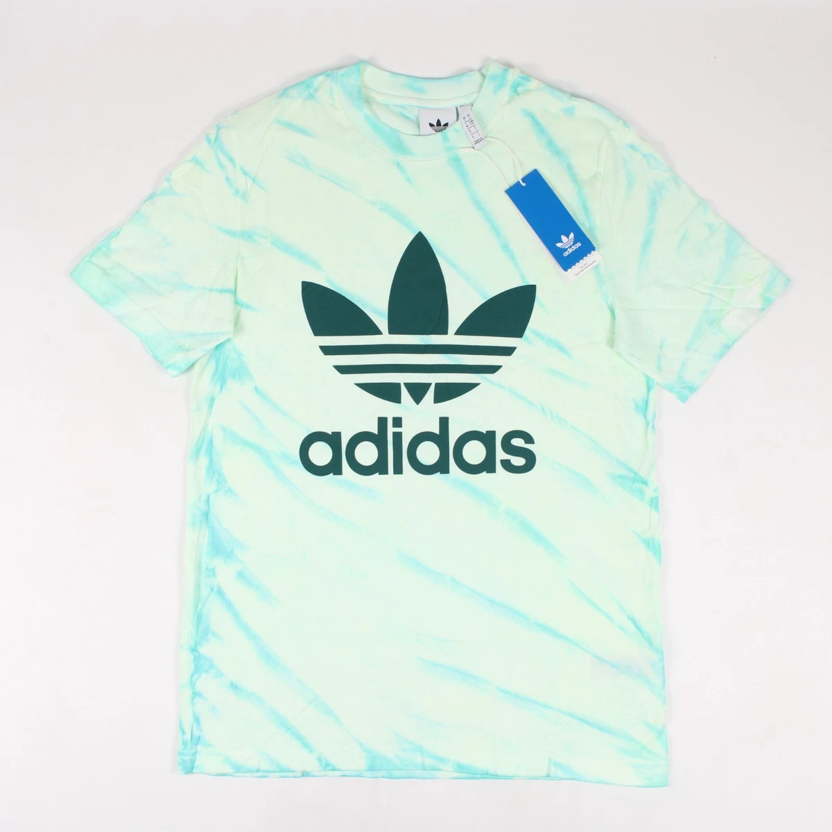 Men\'s adidas Originals Adicolor Essentials Tie T-Shirt DJ2714 eBay Dye | Trefoil Mint