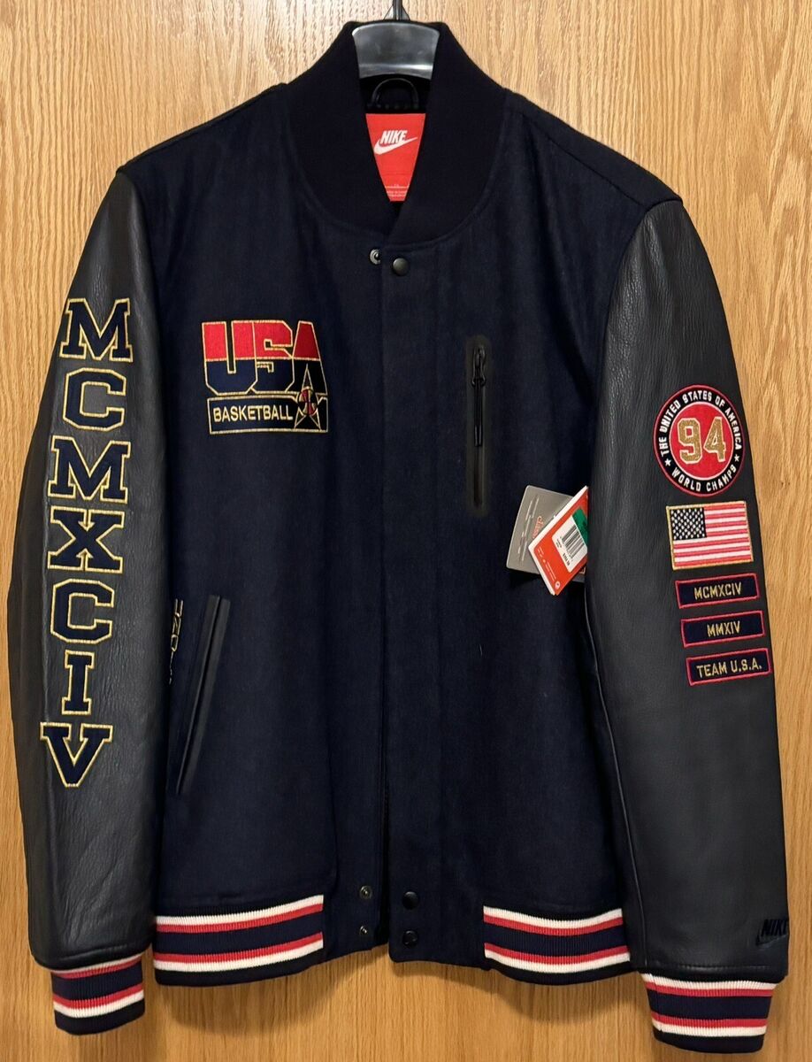 NEW Nike DREAM TEAM USA Basketball Wool Destroyer Jacket NEW Nike DREAM TEAM USA Basketball Wool Destroyer Jacket