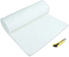 1"x24"x96",2400F Ceramic Fiber Fireproof Insulation Blanket, Applicable to