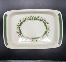 Vintage 1970's Figgjo Anitra Norway Rectangle Serving Platter 11.5" X 7.5"