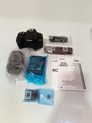 Canon EOS 4000D 18MP Digitalkamera  Schwarz Kit mit EF-S 18-55mm ohne box_1,62_5