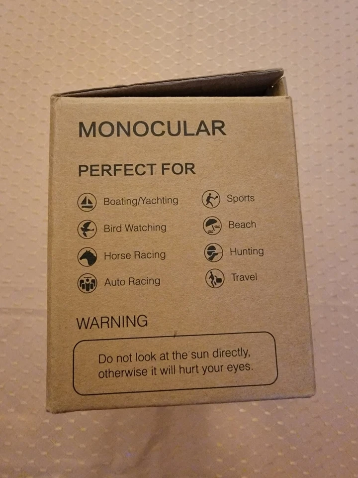 Pankoo 40x60 Monocular Telescopes High Power Prism Monocular HD Dual Focus Scope - Image 3 of 3