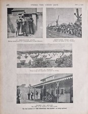 1899 Druck Burenkrieg Landungshafen Port Elizabeth - Camp Durban - Tugela