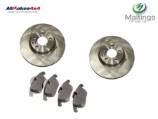 Allmakes 4x4 front discs + pads set Fits - range rover evoque 2.2 TD4 