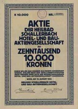 Heilbad Schallerbach Hotel Bau Wiedeń 1922 Kurhotel Bellevue Grieskirchen 10 000
