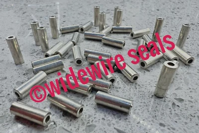 Electric Meter Seals. 12mm Round & 15cm 7 strand Wires X 20. Trusted Ebay Seller