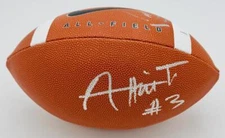 A.J. HILL SIGNED OFFICIAL SIZE NIKE FOOTBALL MEMPHIS TIGERS AUTOGRAPH BAS J71