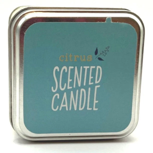 Vela Hallmark Totalmente Impresionante Perfumada a Cítricos en Contenedor de Metal De Colección Foto 4 de 4