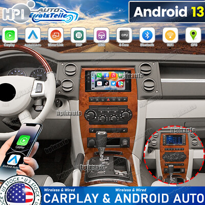 Android 13.0 Apple Carplay Car Stereo Radio GPS DSP For Jeep Commander 2008-2010