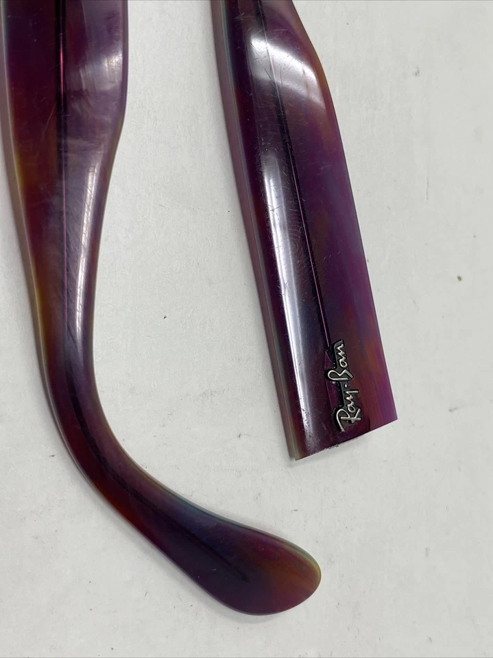 RAY BAN VAGABOND RB 4152 1058/32 PURPLE TEMPLE ARM PARTS ITALY YR29 - Image 2 of 4