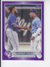 2022 Topps Series 1 Slugger Reunion Wander Franco RC Purple Parallel #329