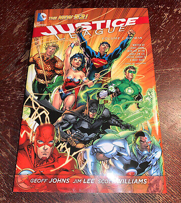 Justice League - Volume 1 Origin - by Geoff Johns (2012, Hardcover) 9781401234614 | eBay