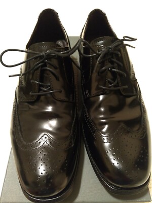 Johnston & Murphy Black Atchison Wingtip Dress Shoes Men display picture 2