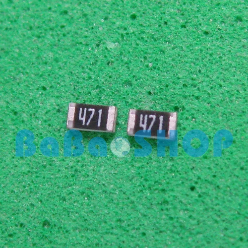 100pcs New 470 OHM 0603 SMT SMD Resistor Surface Mount ± 5% 471