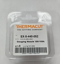 5 Pack THERMACUT Plasma Cutter Gouging Nozzle 100/105A EX-5-440-052