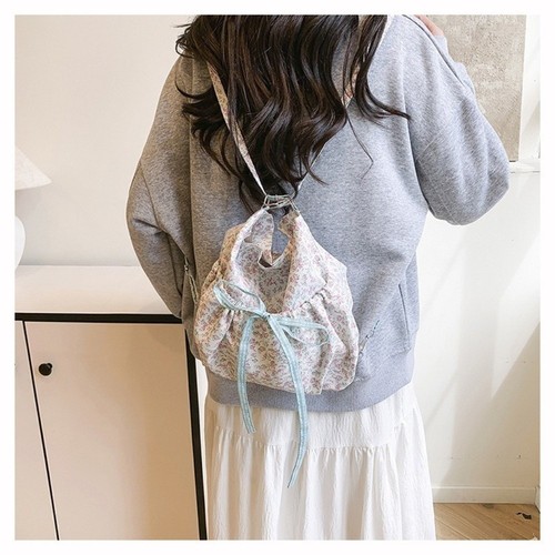 Fairy Flower Print Backpack Nylon Crossbody Bag New Handbag for Women - Picture 4 of 12