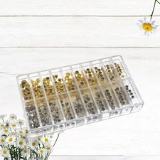 300 Pcs Watch Crowns Repairing Replacement Tool Tools Assorted Parts