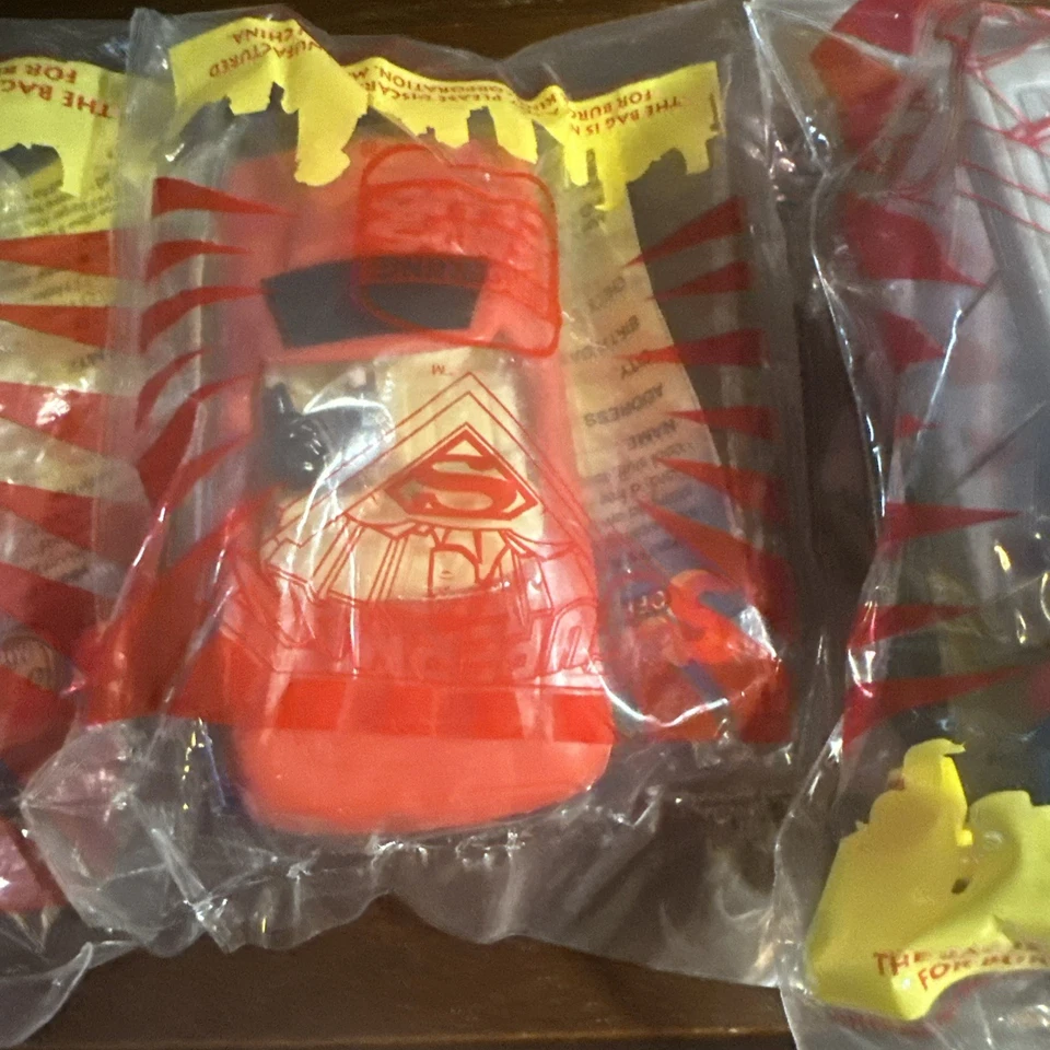 Burger King Meal Toy Superman Juego completo de 7 cómics de DC Foto 4 de 4