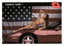 Calfun Fantazy Cards Sexy Swimsuit Girls #75 Suzzie - Star-Spangled Stunner!