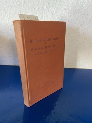 Dame Kobold - Lustspiel in drei Aufzügen Hofmannsthal, Hugo: