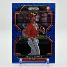 2022 Panini Prizm #246 Alejo Lopez RC /60 Blue Wave Prizm Rookie Tier III