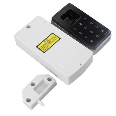 Silver Edge Cabinet Fingerprint Lock Password High Security Electronic Lock Fit