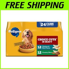 Gravy Wet Dog Food - 24 Cans Country Stew  Rice