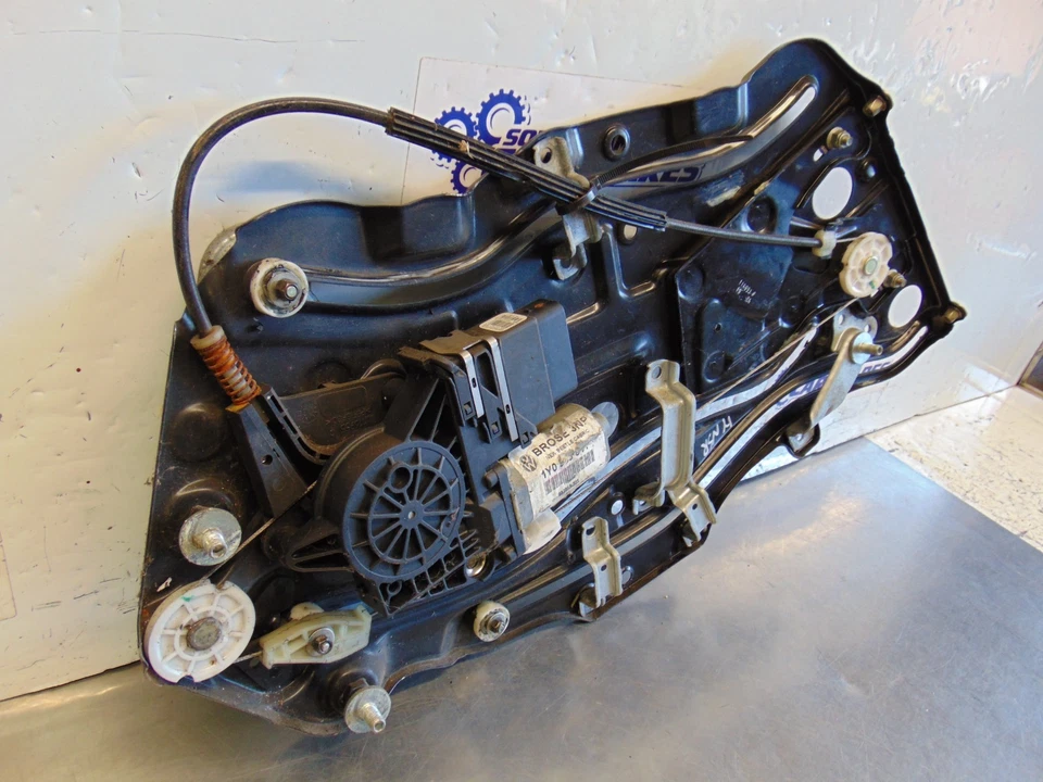 VW Beetle Window Regulator 99-10 1Y Convertible Passenger left rear motor module - Image 2 of 4