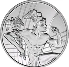1 oz Sunshine Mercury NEW Design .999 COIN Silver Round  (IN CAP)
