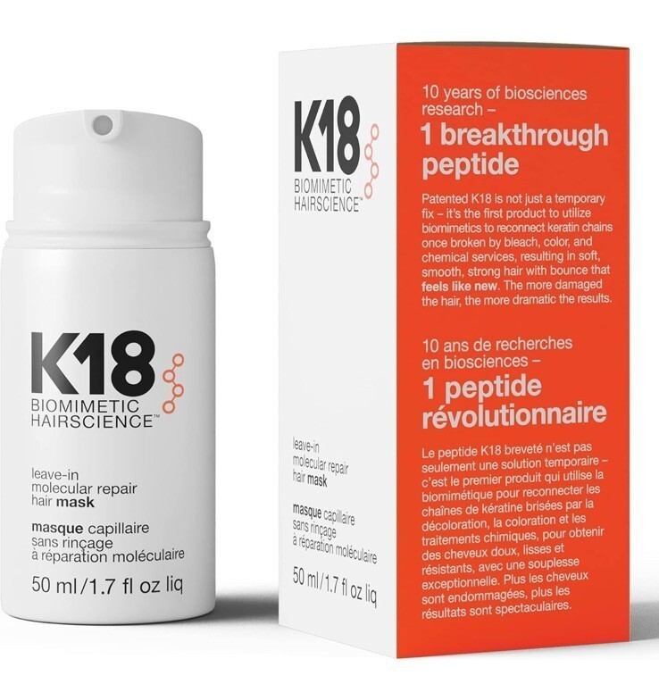 K18 Leave In Molecular Repair Hair Mask Biomimetic Hairscience 50 ml / 1.7 oz