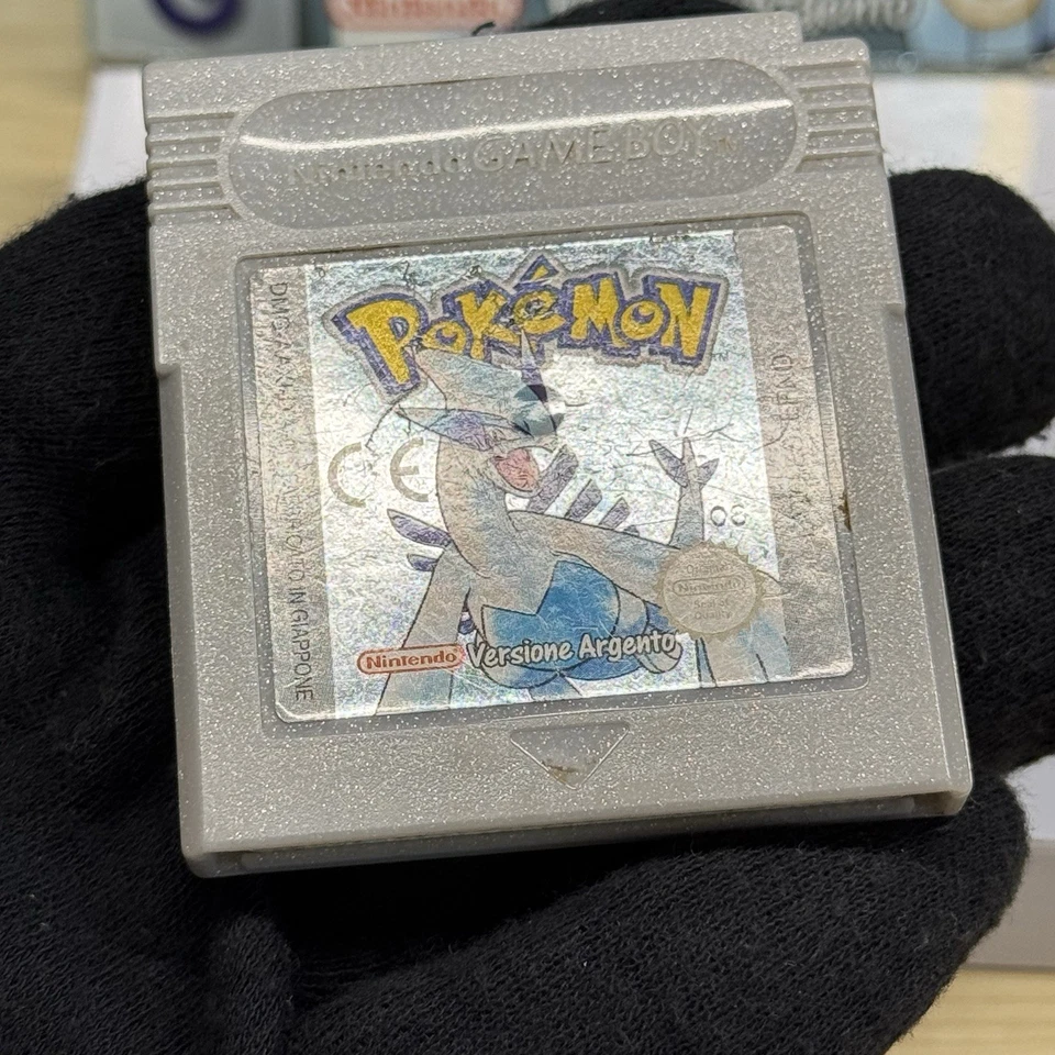 Nintendo Pokemon Argento Versione Italiana ITA Game Boy Color GBC Batteria NUOVA - Immagine 4 di 4