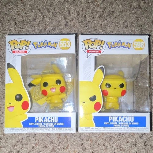 Funko Pop! Pokémon Pikachu 2-Pack Vinyl Figures #553 & #598