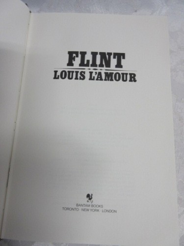 2 Louis L'Amour Leatherette Books: SILVER CANYON & FLINT, 1981, Mint! - Picture 9 of 13