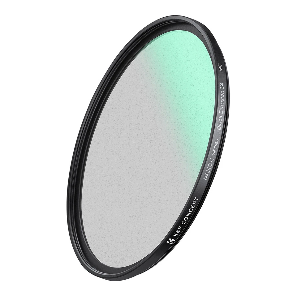 K&F Concept 67mm Diffusion Filter Black Pro Mist 1/4 AR Coated Sony 85mm F/1.8 E - Image 2 of 4