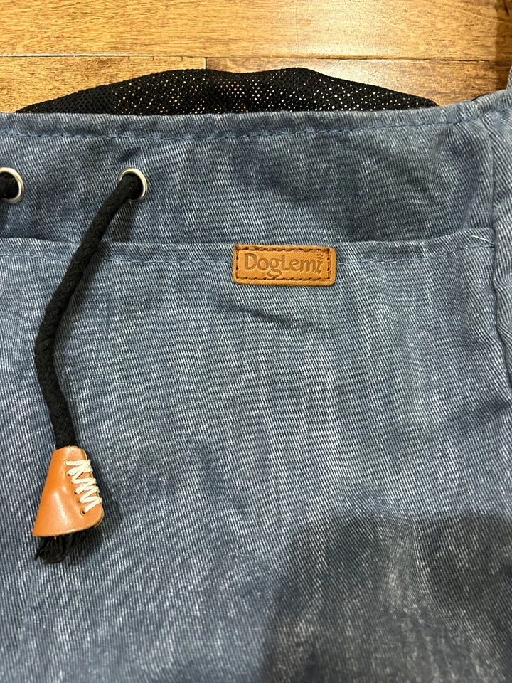 狗 Lemi 吊带托特包网眼上衣牛仔侧美国国旗拉绳 — 第 2/4 张图片