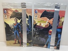Lot of (2) Batman vs Superman Dawn Of Justice DC Comic Issue #2 and #3 Sealed