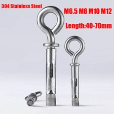 M6.5 M8 M10 M12 Heavy Duty Masonry Eye Bolts Shield Anchor Bolts Fixings 304 SS