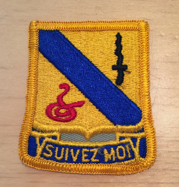 US Army 14th Cavalry Regiment Suivez Moi Follow Me Patch EBay
