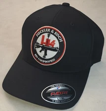 Heckler & Koch / No Compromise Patch on  Flexfit Black L/XL 7 1/8" - 7 5/8"